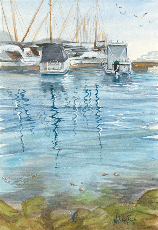 'Above and Below, Mindarie Marina'