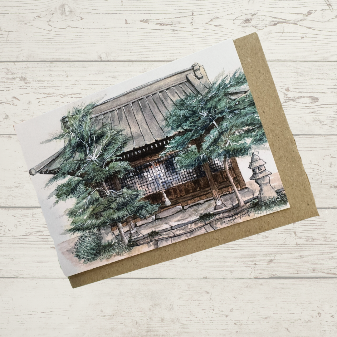 'A Quiet Place' greeting card