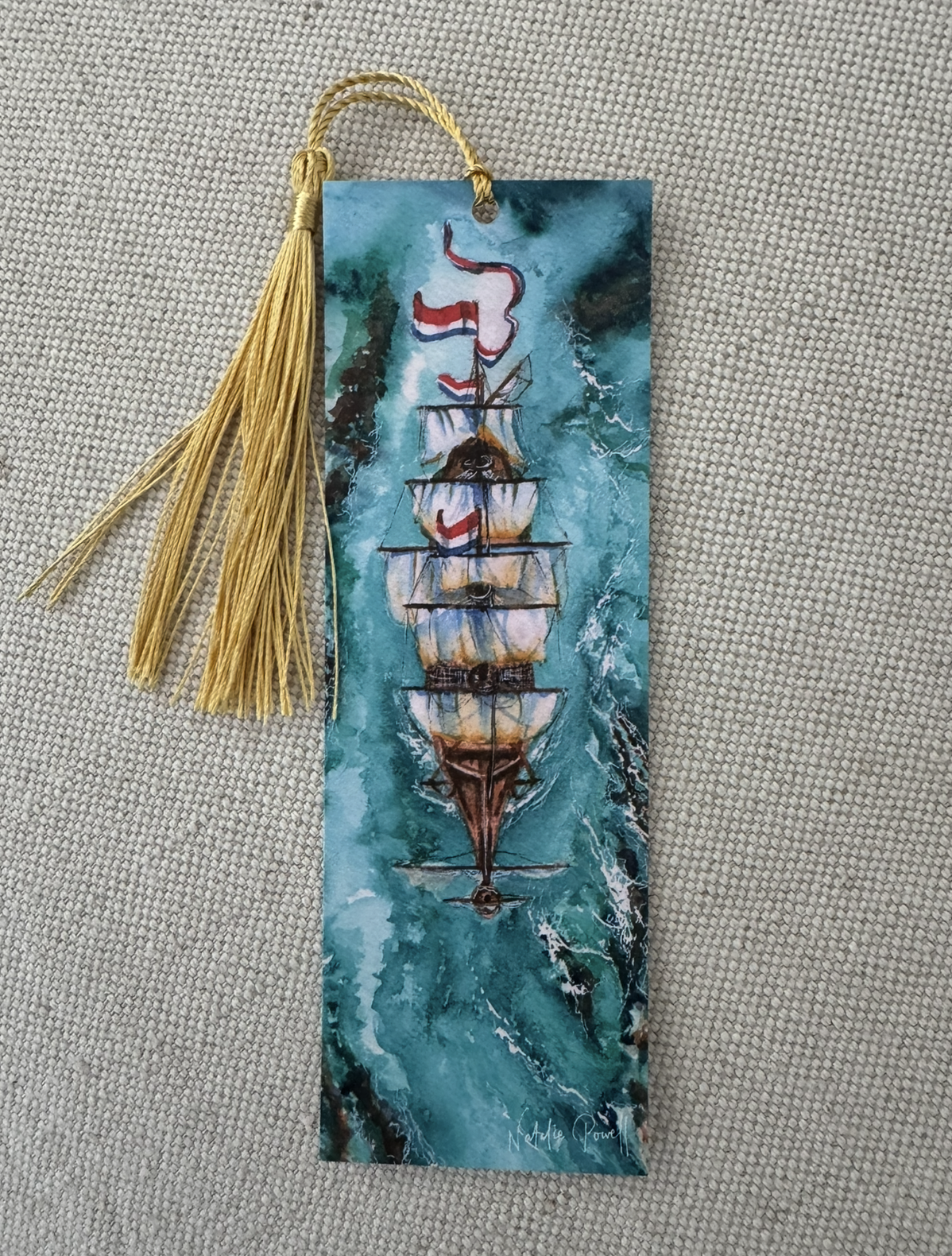 'Treacherous Beauty' Bookmark