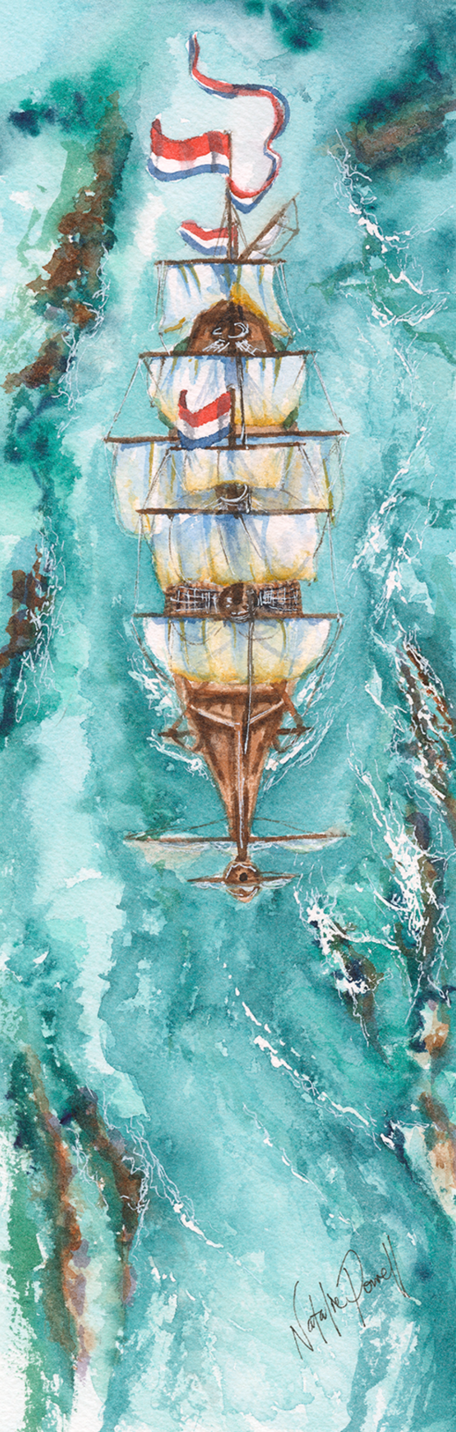 'Treacherous Beauty' Bookmark