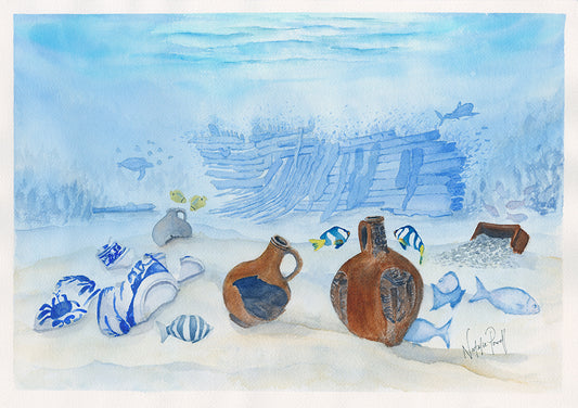 'Batavia's Lost and Found' Greeting card