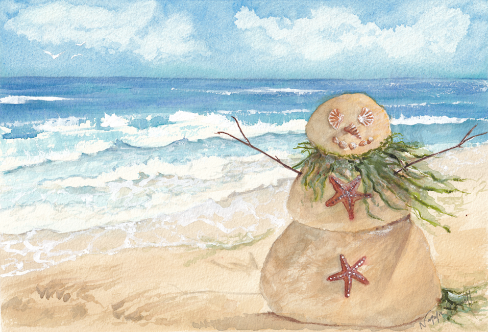 'Dreaming of a Sandy Christmas'