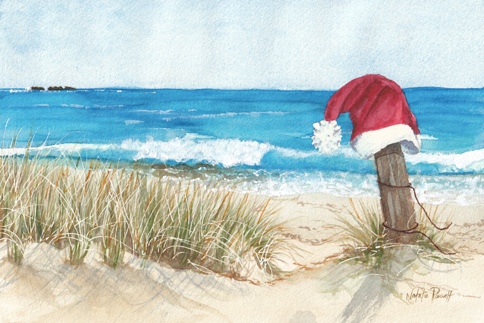 'Santa's Gone Swimming, Burns Beach'