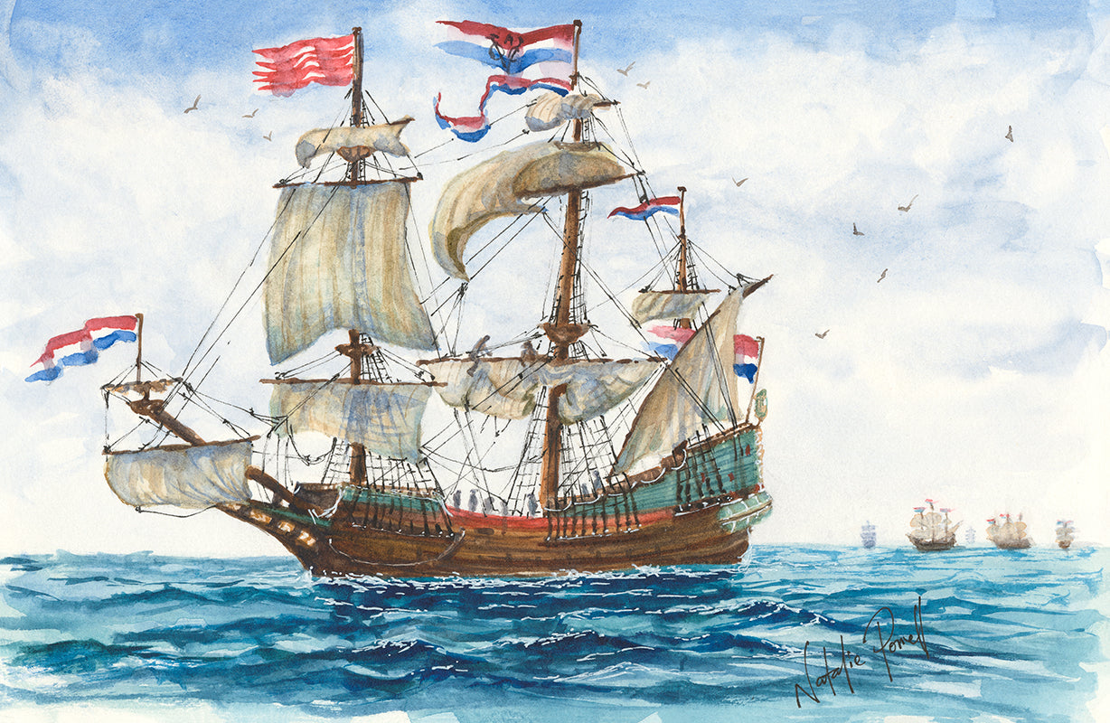 'Batavia, Flight of Deceit' A5 print