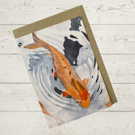 'A Jewel in the Pond' greeting card